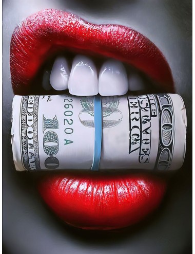 Tablou Lips & Money